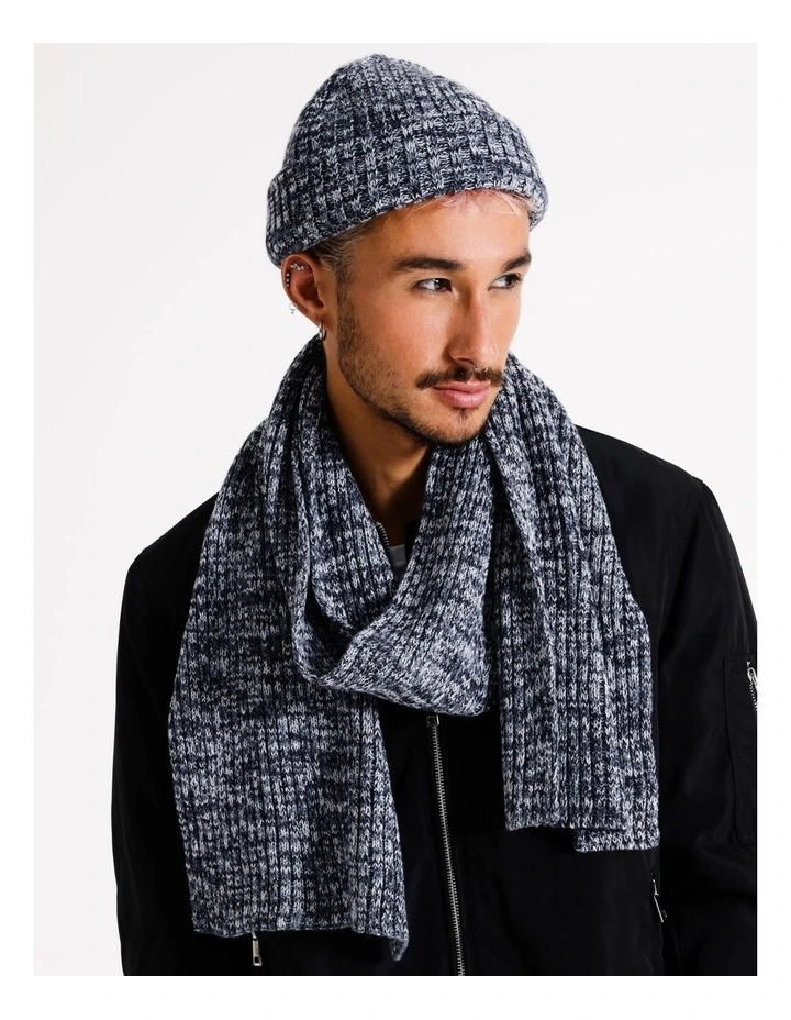 End to End Scarf in Navy