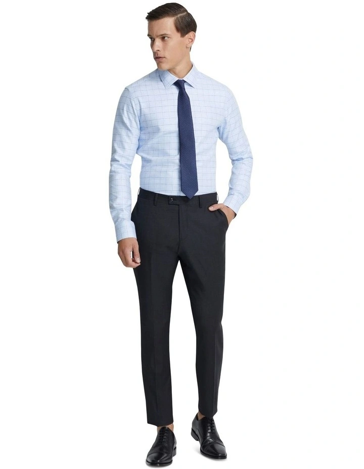Beckton Check Shirt in Navy