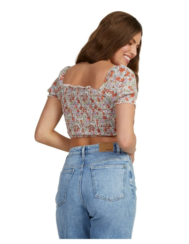 Superbloom Top in Tiger Lily Autumn Ditsy