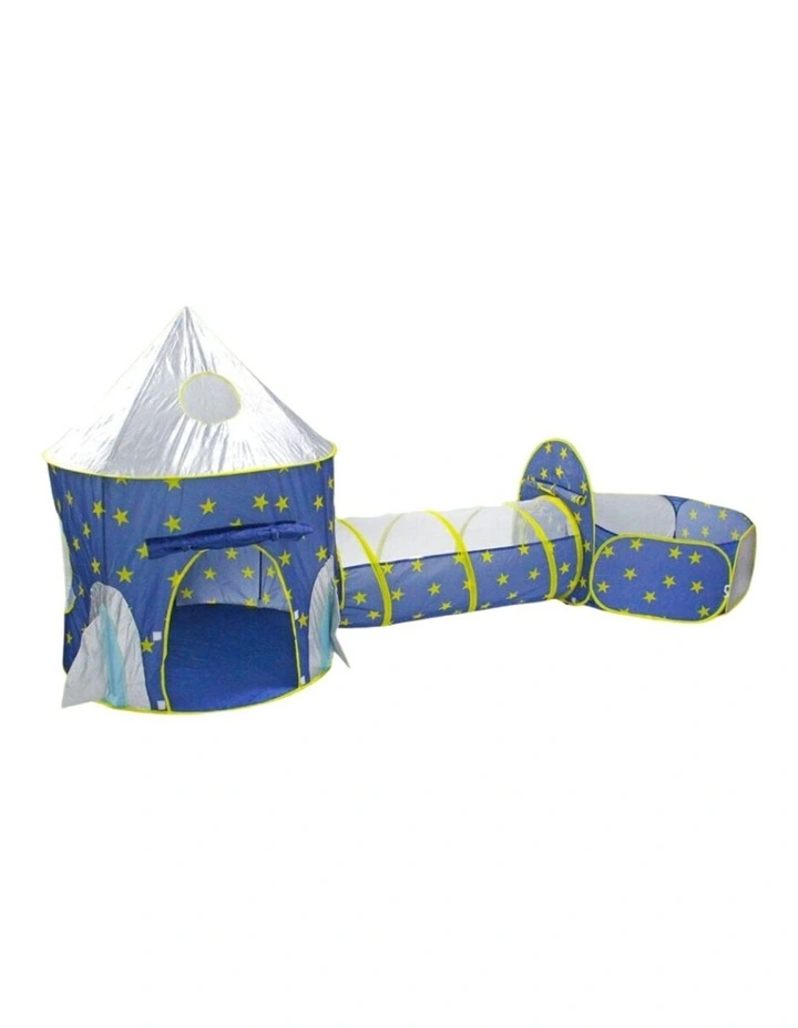 3 in 1 Sky Style Play Tent Pop Up Playhouse in Multi