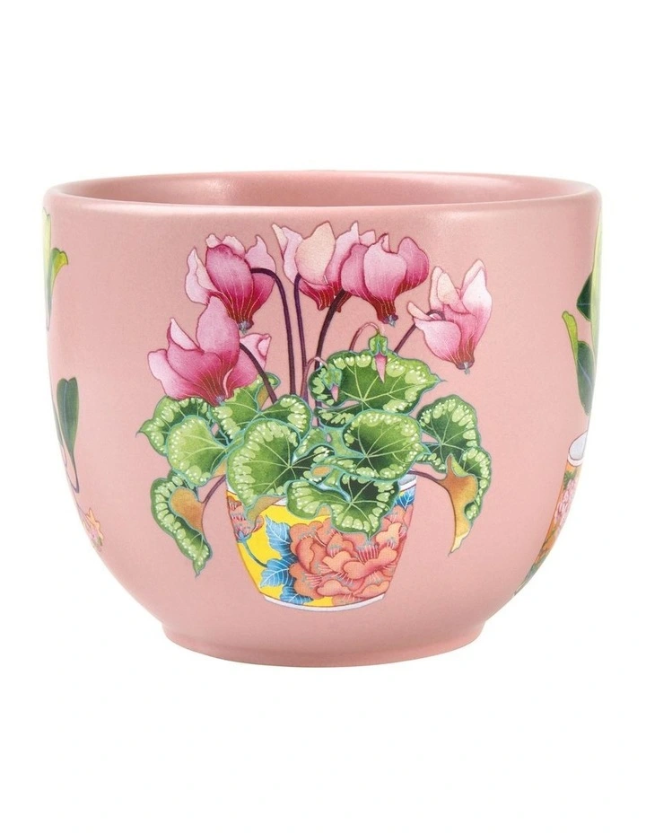 Gabby Malpas Jardin Cyclamen Planter 12.5x10.5cm in Pink