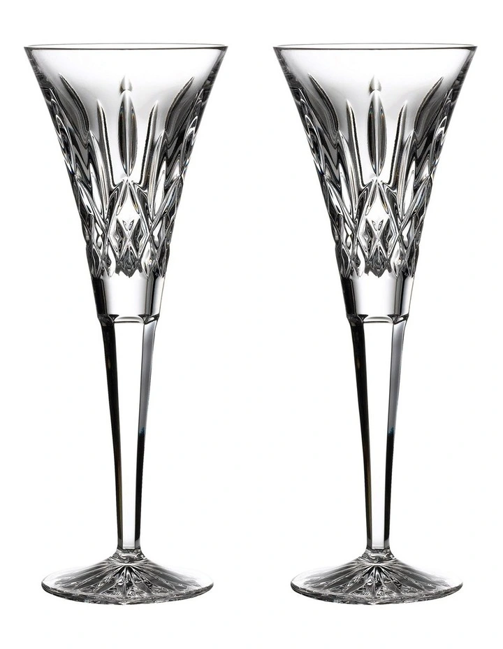 Lismore Toasting Flute Pair 210ml