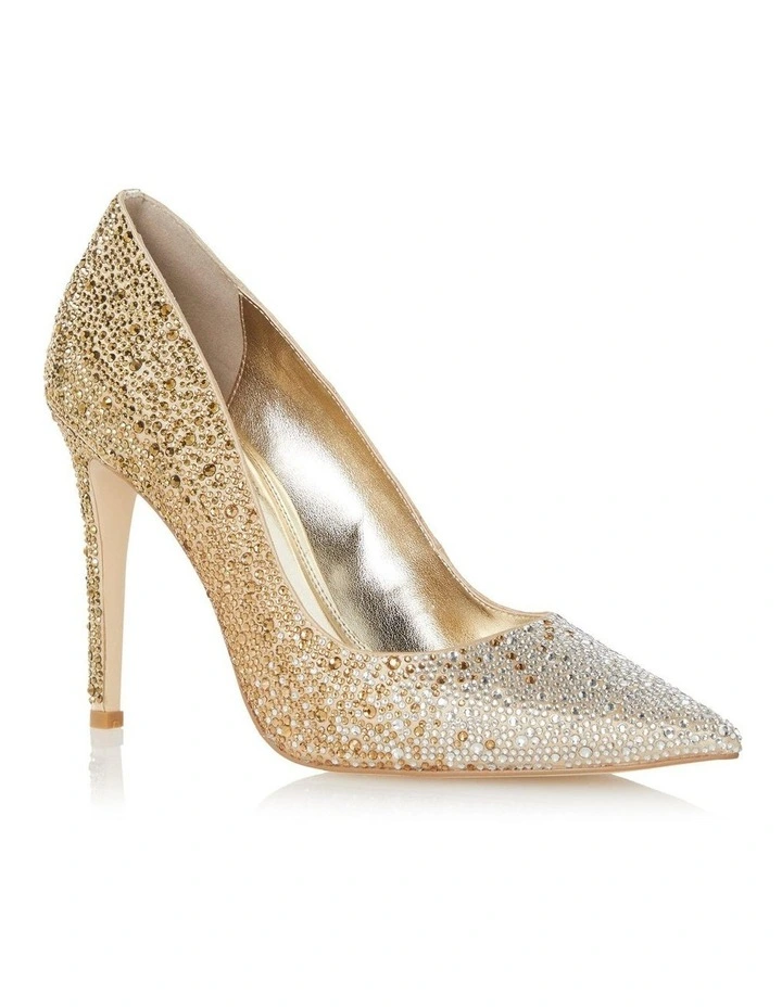 Bedazzler Stilettos In Silver