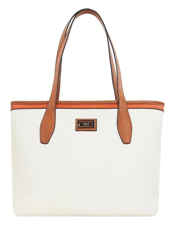 Gwen Tote Bag in Cream