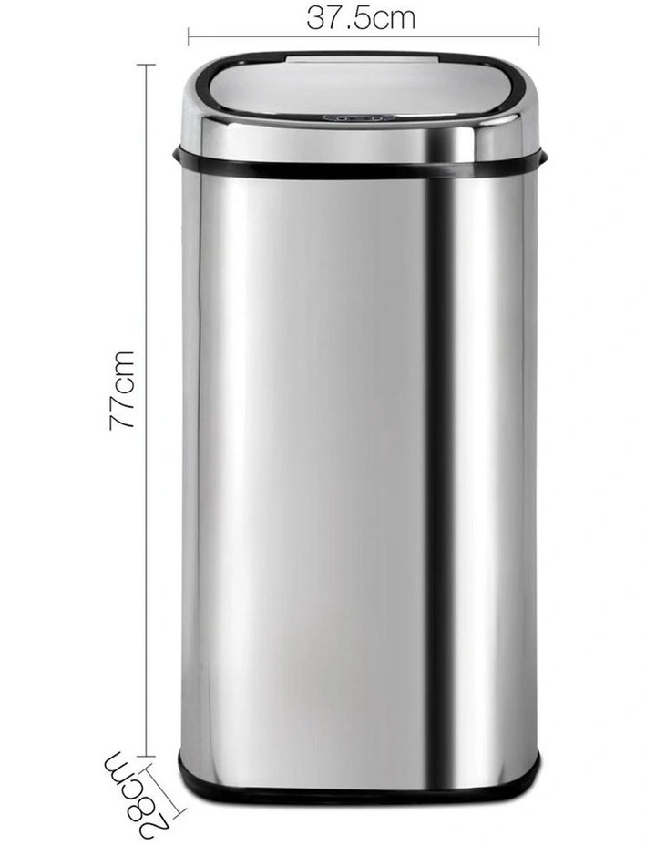 68L Stainless Steel Motion Sensor Rubbish Bin