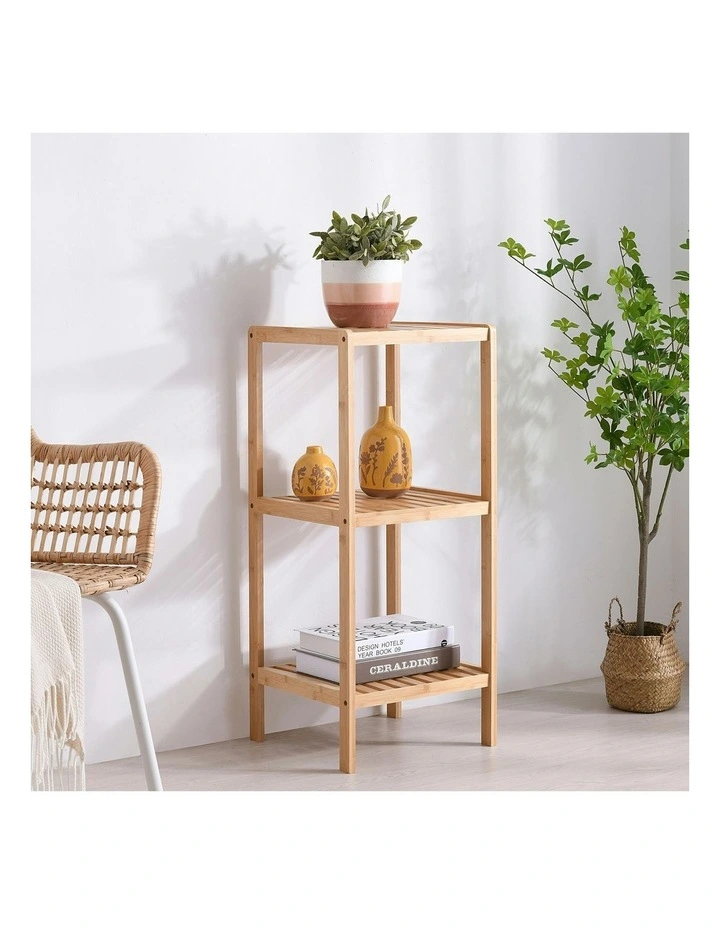 Vivonne Bamboo Shelf 3-Tier 34x33x80cm in Natural