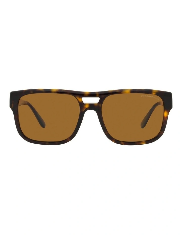 Polarized EA4197 Sunglasses in Tortoise