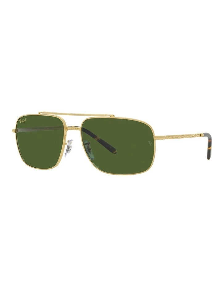 RB3796 Polarised Sunglasses in Gold
