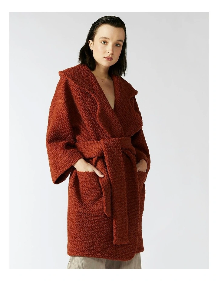 Clay Coat in Red-Orange