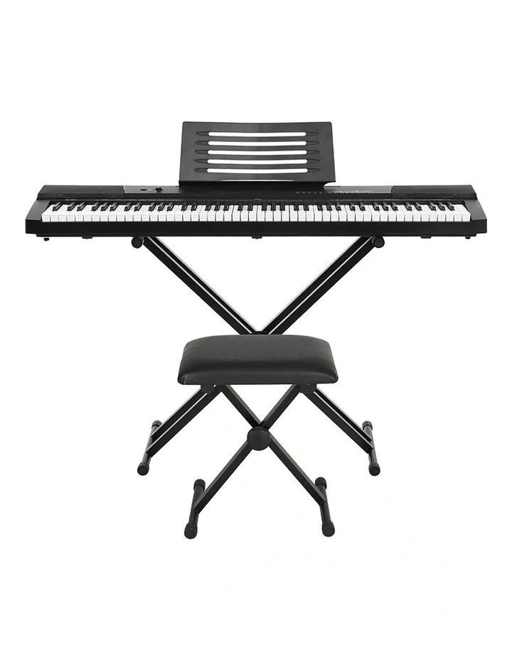 88 Keys Electronic Piano Keyboard with Stand Stool Pedal