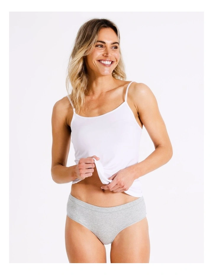 Organic Cotton Boyleg in Grey Marle