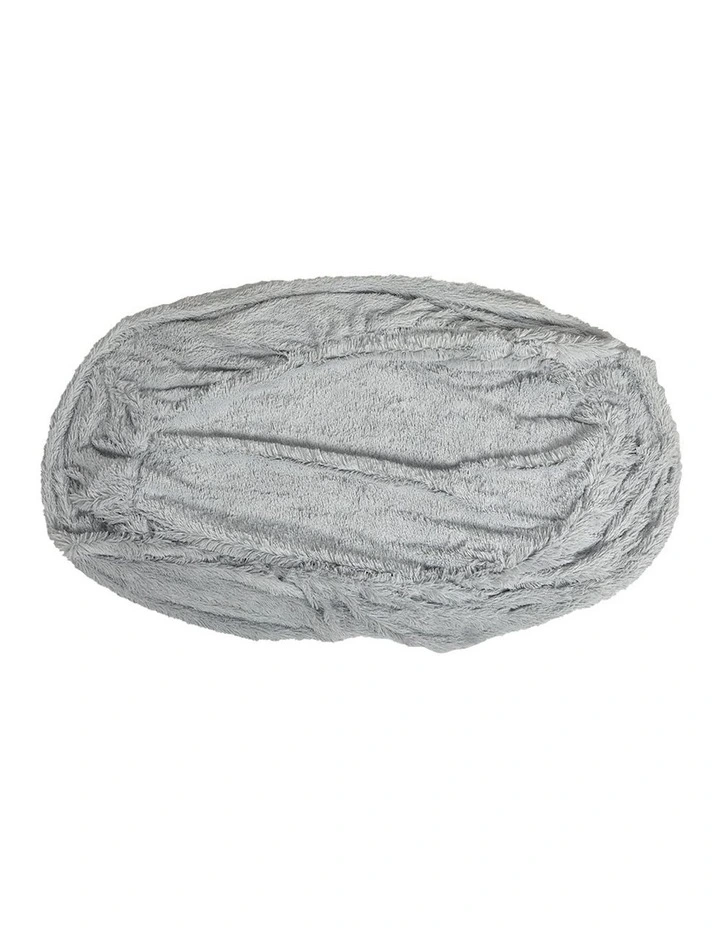 Washable Replacement Pet Zipper Bed Cover 180cm in Grey