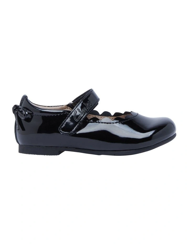 Annabelle Junior Black Patent Shoes