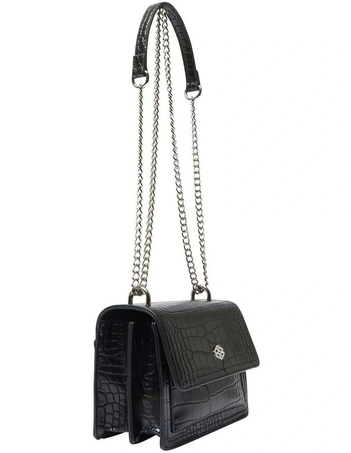 H-Jacki Bag in Black Croc