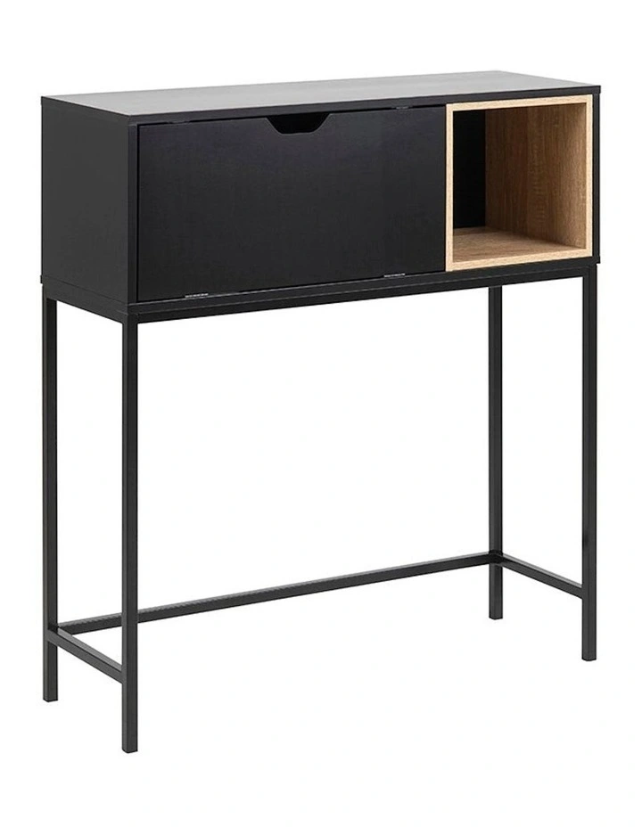 Batley Study Desk Console 91.5cm in Black