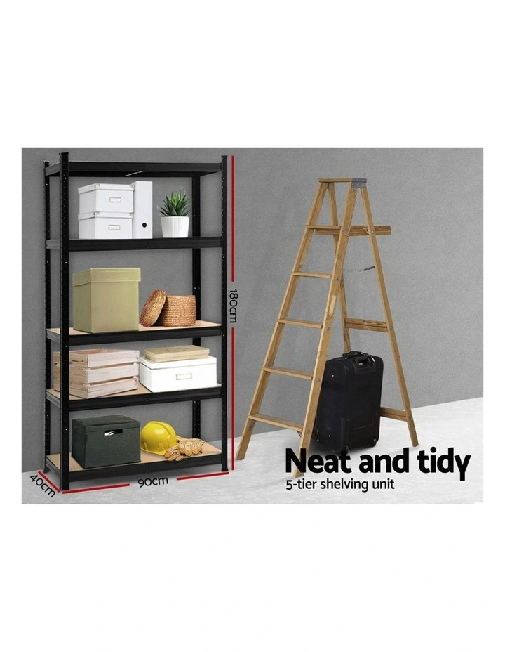 Warehouse Shelving 0.9m Black
