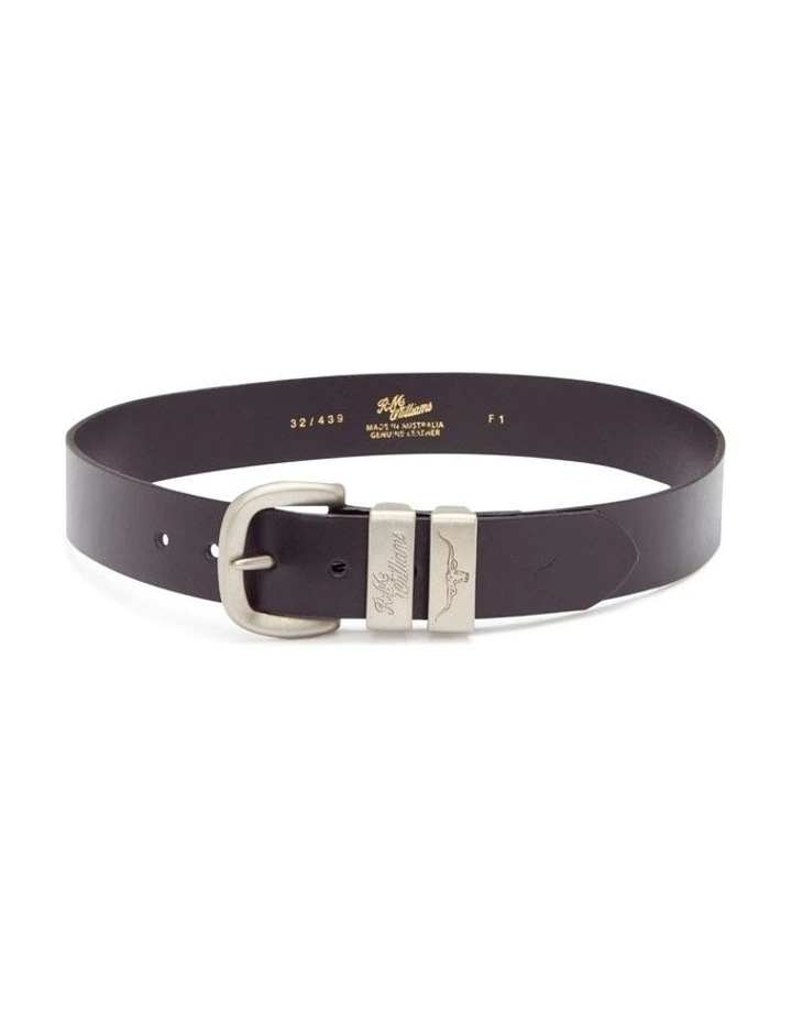 Solid Hide Belt 3 Piece in Black
