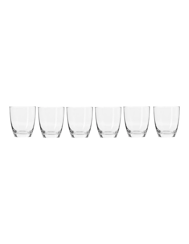Harmony 6 Piece 390ml Tumbler Set Gift Boxed in Clear