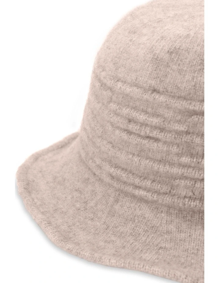 Maya Woolen Pull On Hat in Sand