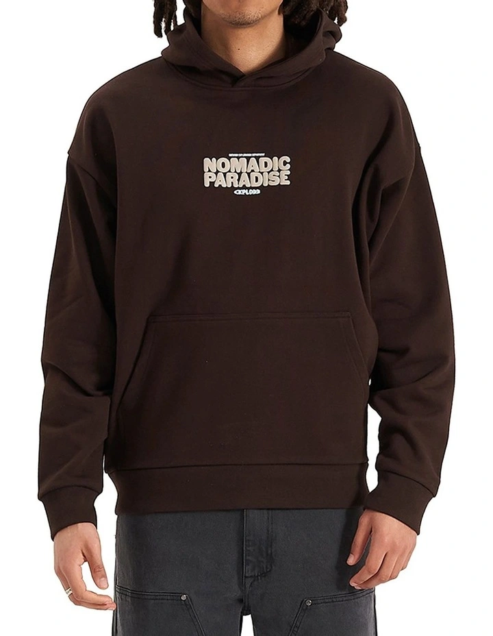 Bubble Oversized Hoodie in Dark Chocolate