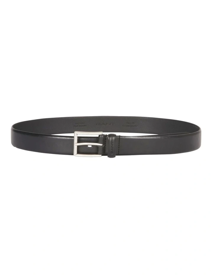 Classic Leather Belt in Black