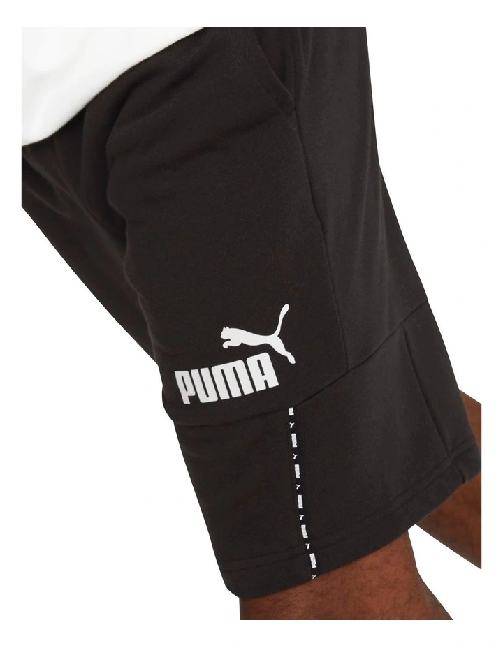 Ess Block X Tape Shorts in Black