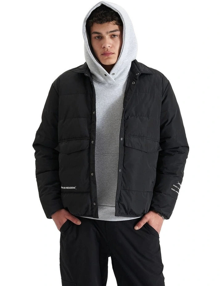 Context Puffer Shirt in Black