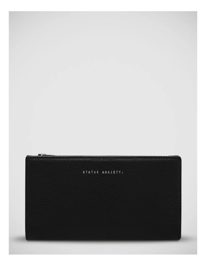 Old Flame Zip Around Wallet in Black
