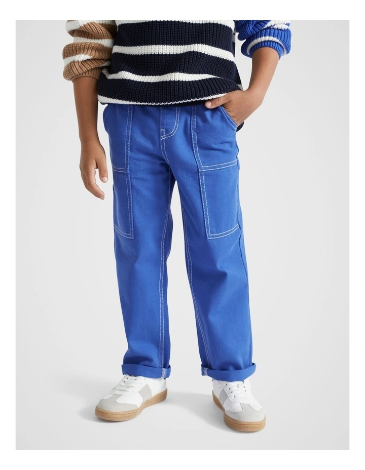 Carpenter Pant in Cobalt Blue