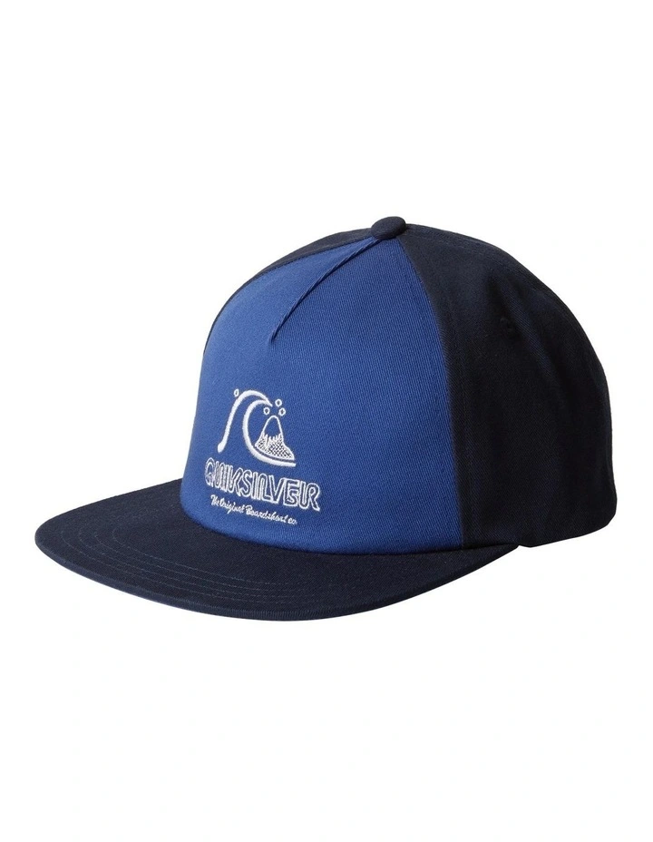 Basic Snapback Cap in Monaco Blue