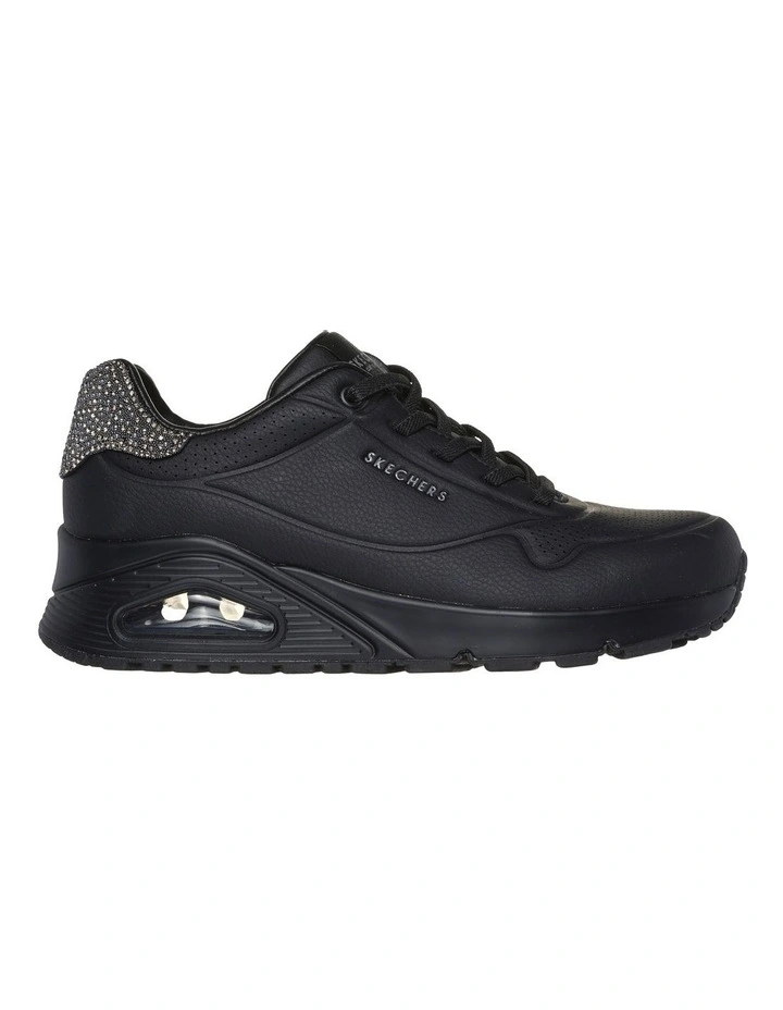 Uno Dazzle Away Sneakers in Black