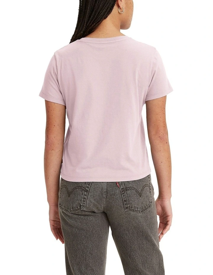Short-Sleeve Graphic Boyfriend T-shirt in Keepsake Lilac