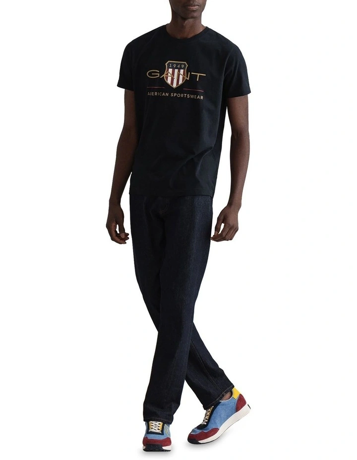 Archive Shield Short Sleeve T-Shirt Black