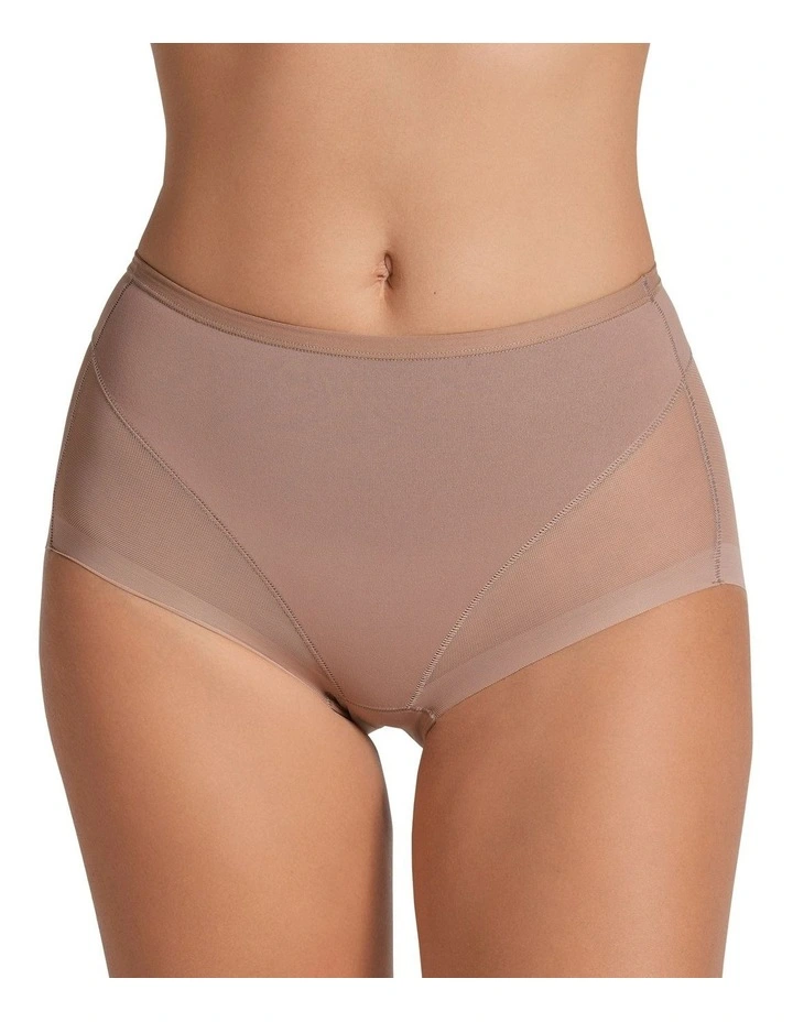 Truly Undetectable Comfy Sheer Shaping Brief in Nude