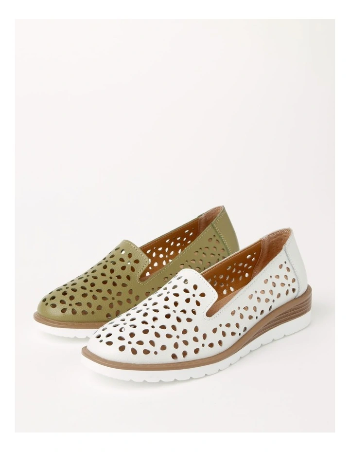 Aries Flat Shoes in White