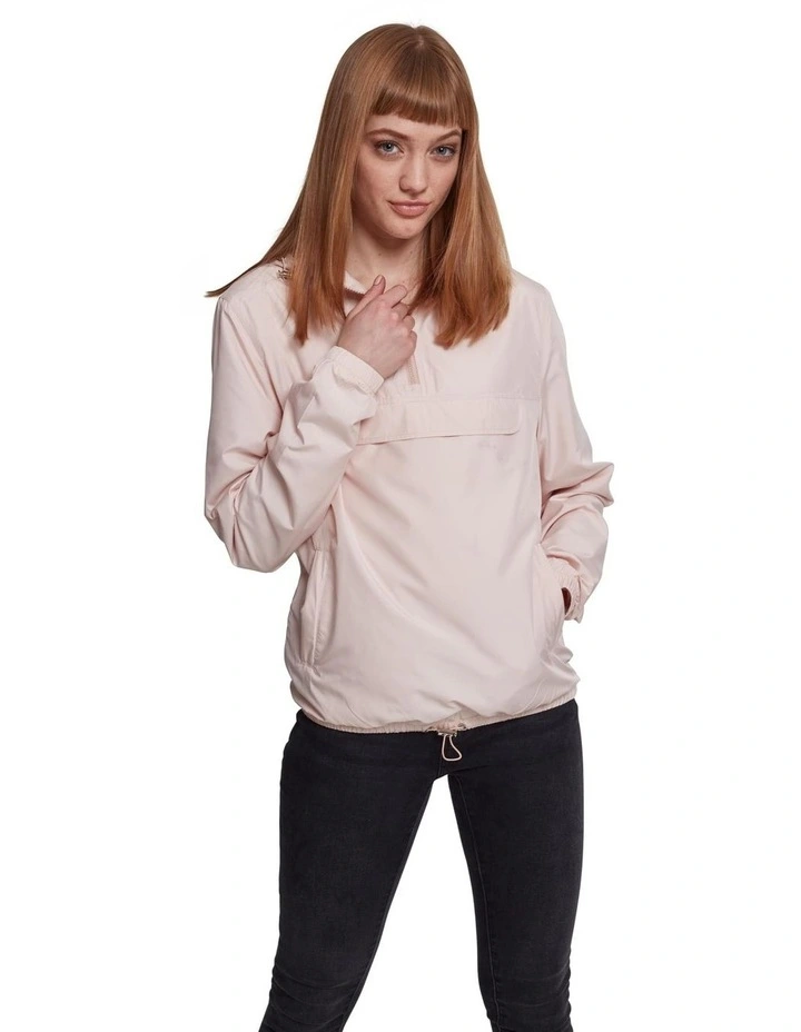 Basic Pull Over Active Jacket In Light Pink
