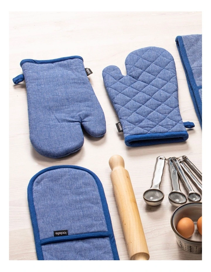 Eco Recycled Oven Mitt 2 Pack in Royal