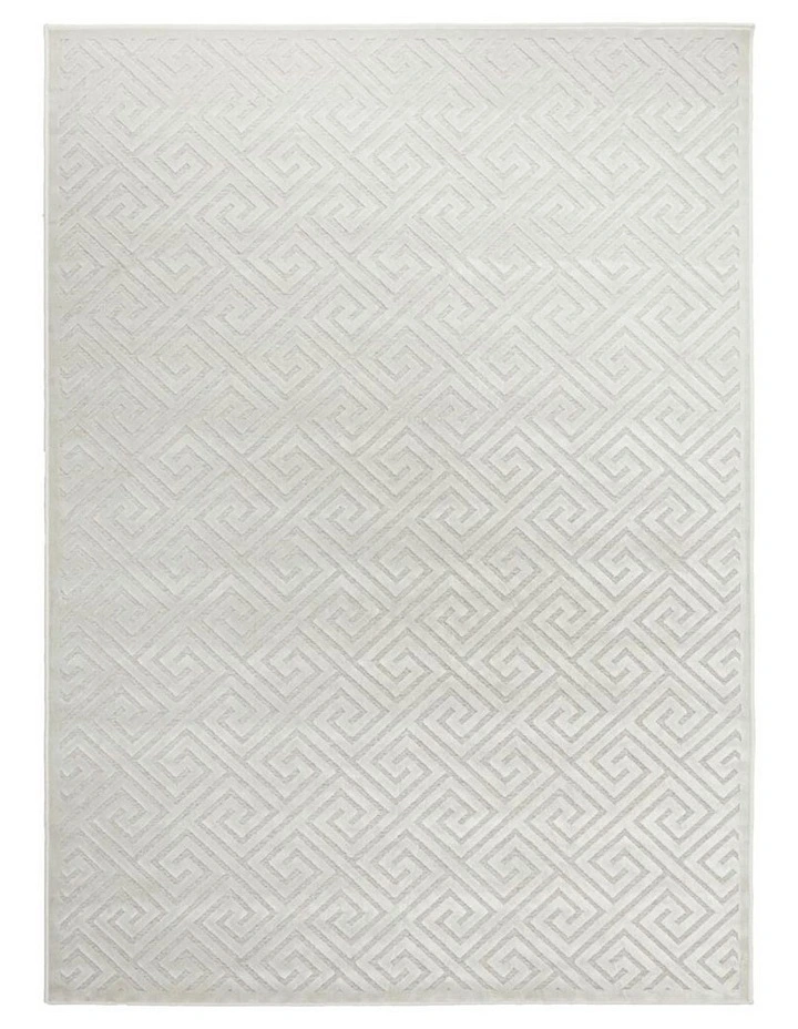 York Alice Rug in White