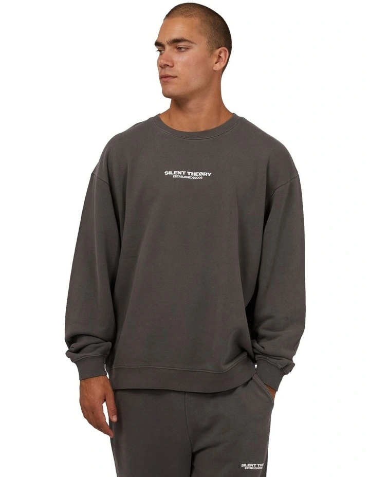 Essential Theory Crew Sweater in Coal