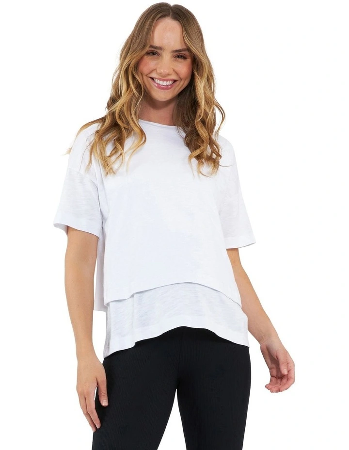 Claud Nursing Tee in White