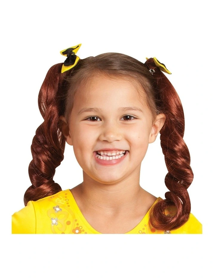 Emma Wiggle Hair Pigtails with Bows