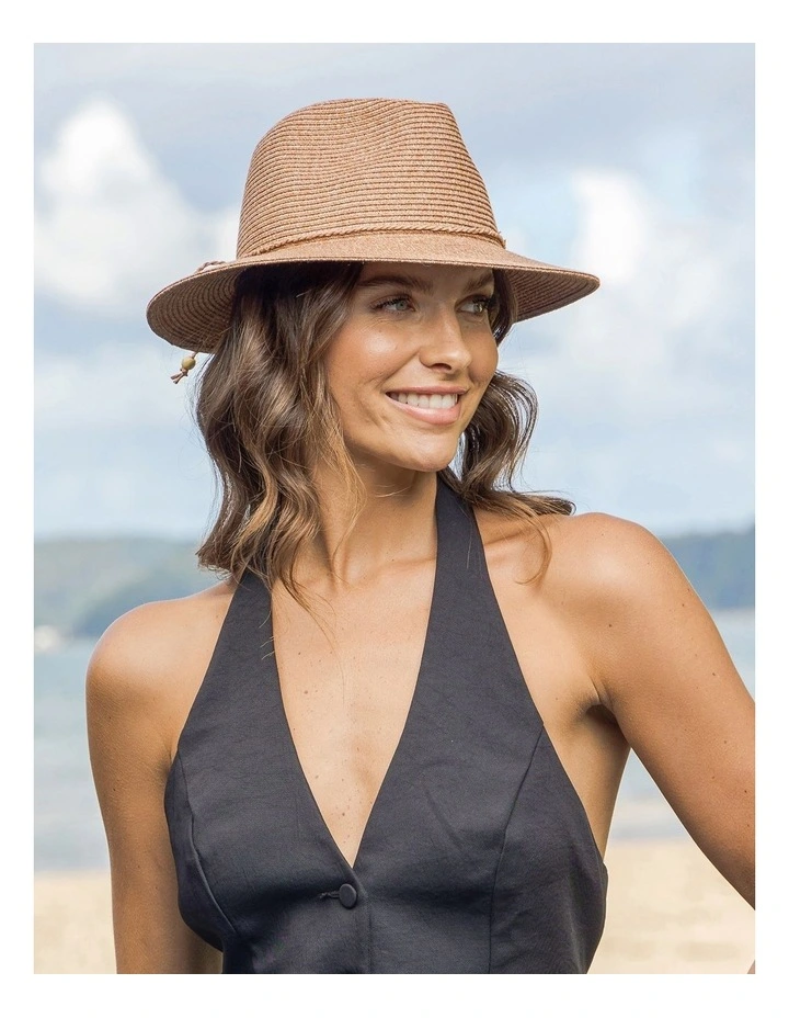 Avoca Fedora Hat in Cinnamon