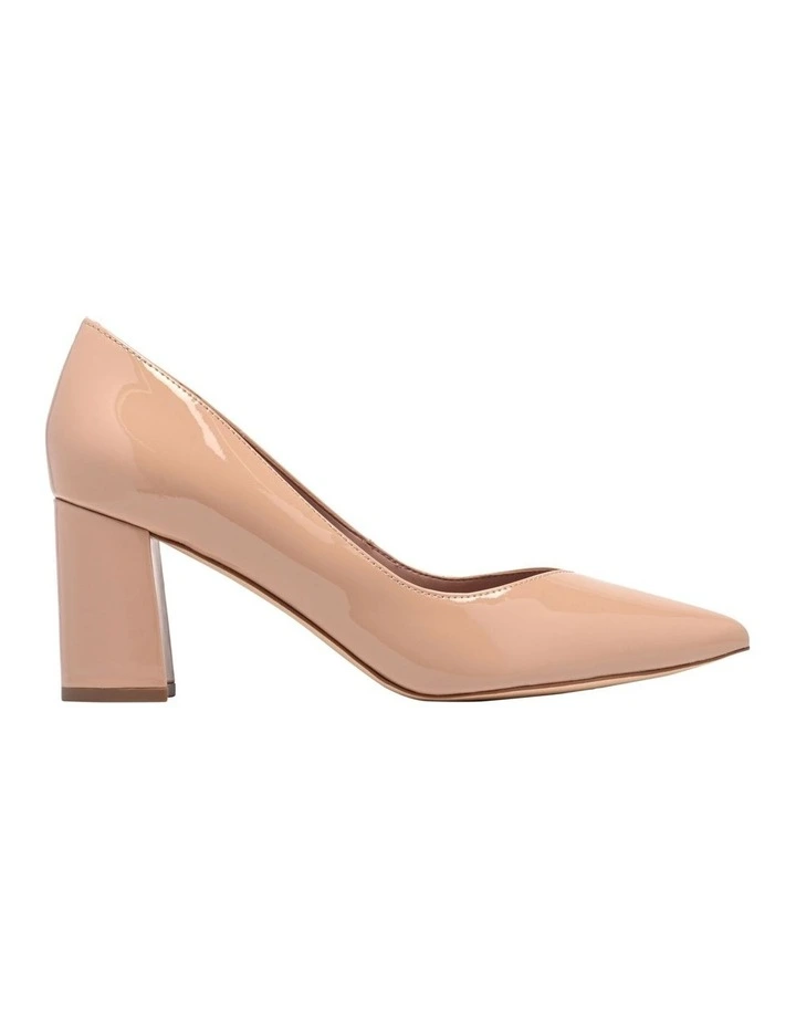 Cate Block Heel Pump in Light Pink