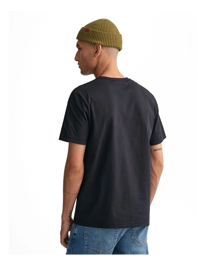 Regular Shield T-shirt in Black