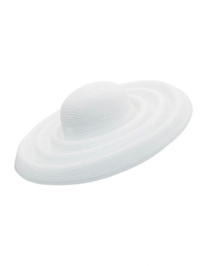 Tatyana Shell Hat in White