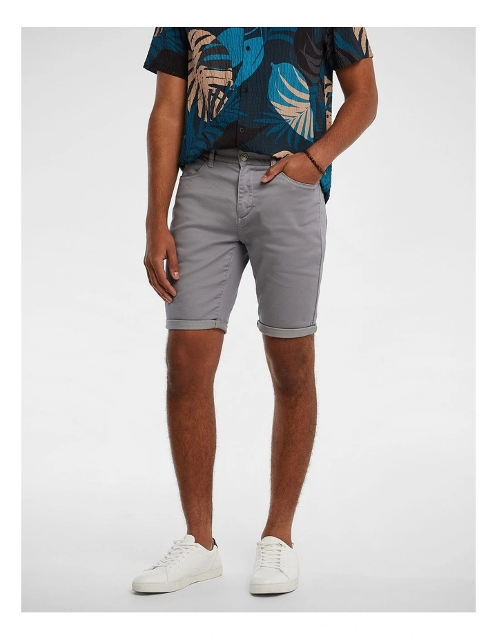 Herston Chino Short in Steel