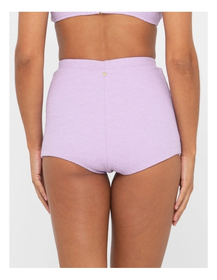 Sandalwood High Waisted Short in Purple