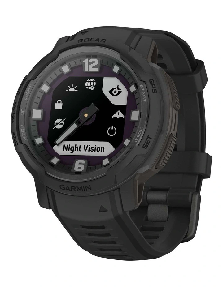 Instinct Crossover Solar Smartwatch Tactical Edition in Black