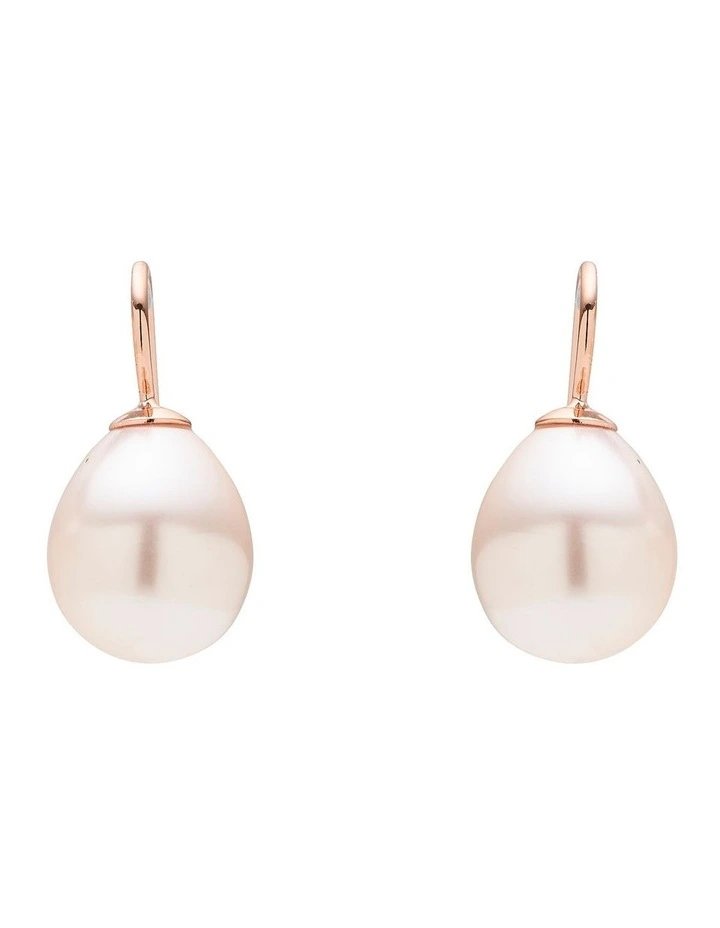 Pearl Teardrop Earring in Blush