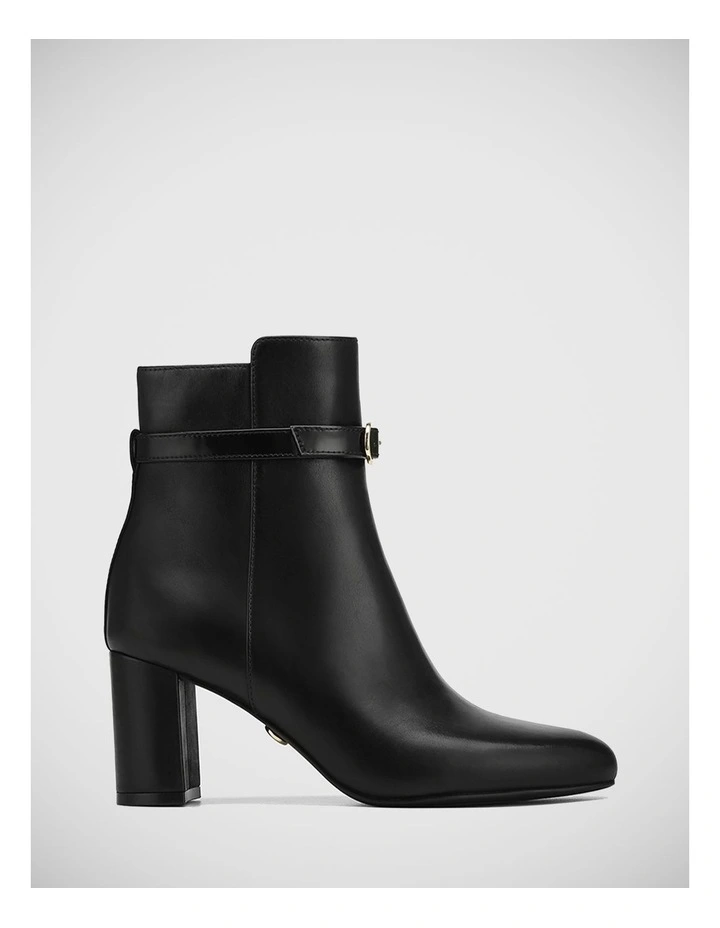 Karisma Leather Ankle Boot in Black